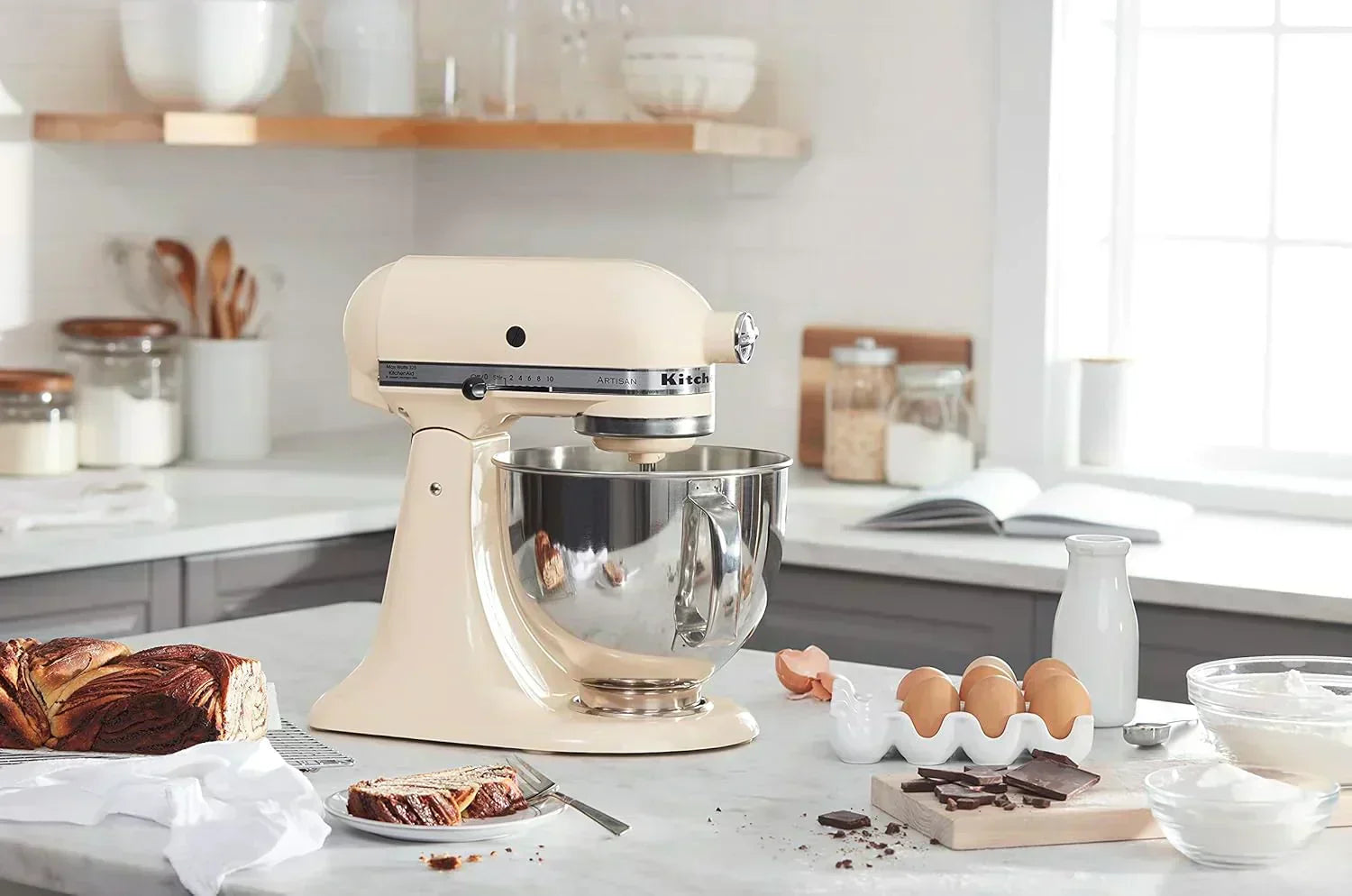 KitchenAid Artisan 5-Quart Tilt-Head Stand Mixer with Pour Flap