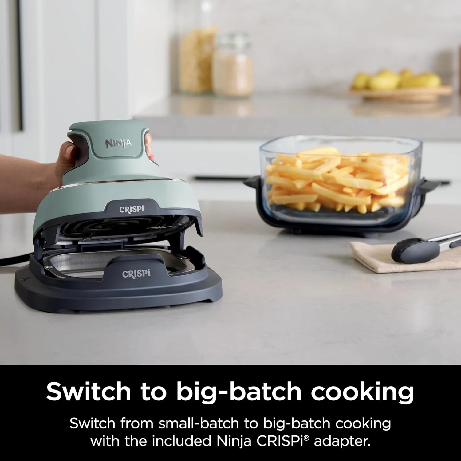 Ninja Crispi 4-in-1 Portable Glass Air Fryer Cooking System