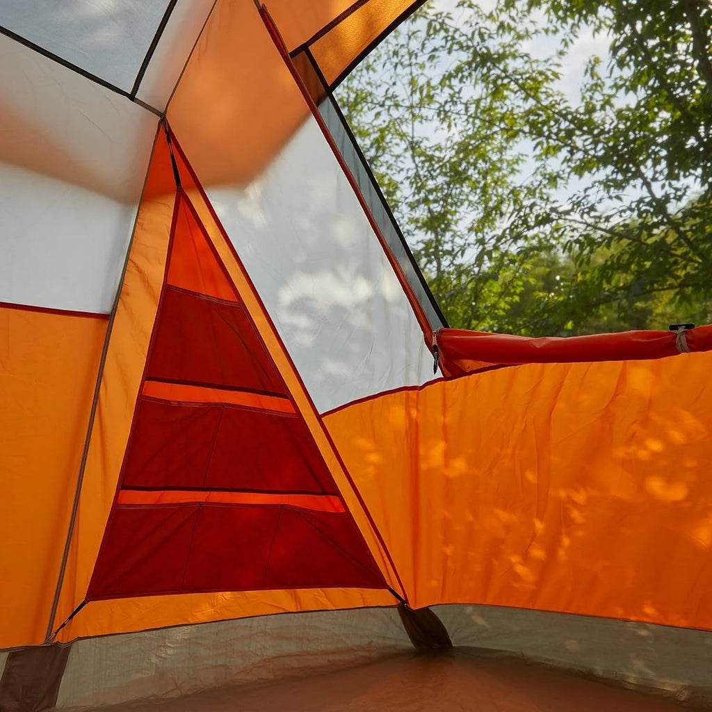 PORTAL 6/8/10 Person Family Camping Tent with Screen Room, Water Resistant Big Tunnel Tent with Rainfly, Large Family Tent for Outdoor Camping, Party