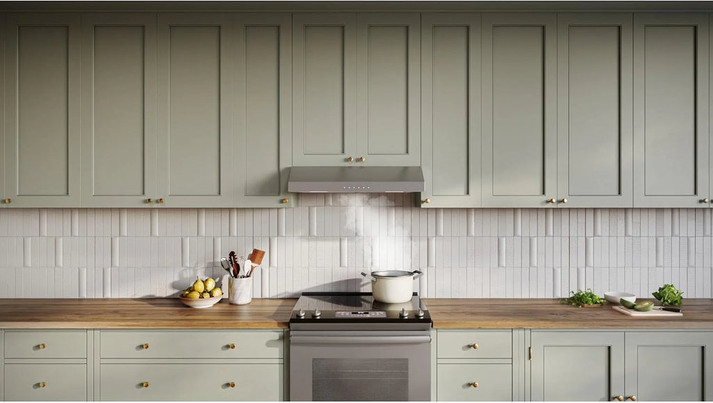 Broan-NuTone Three-Speed Glacier Undercabinet Range Hood with LED Light, ADA Compliant