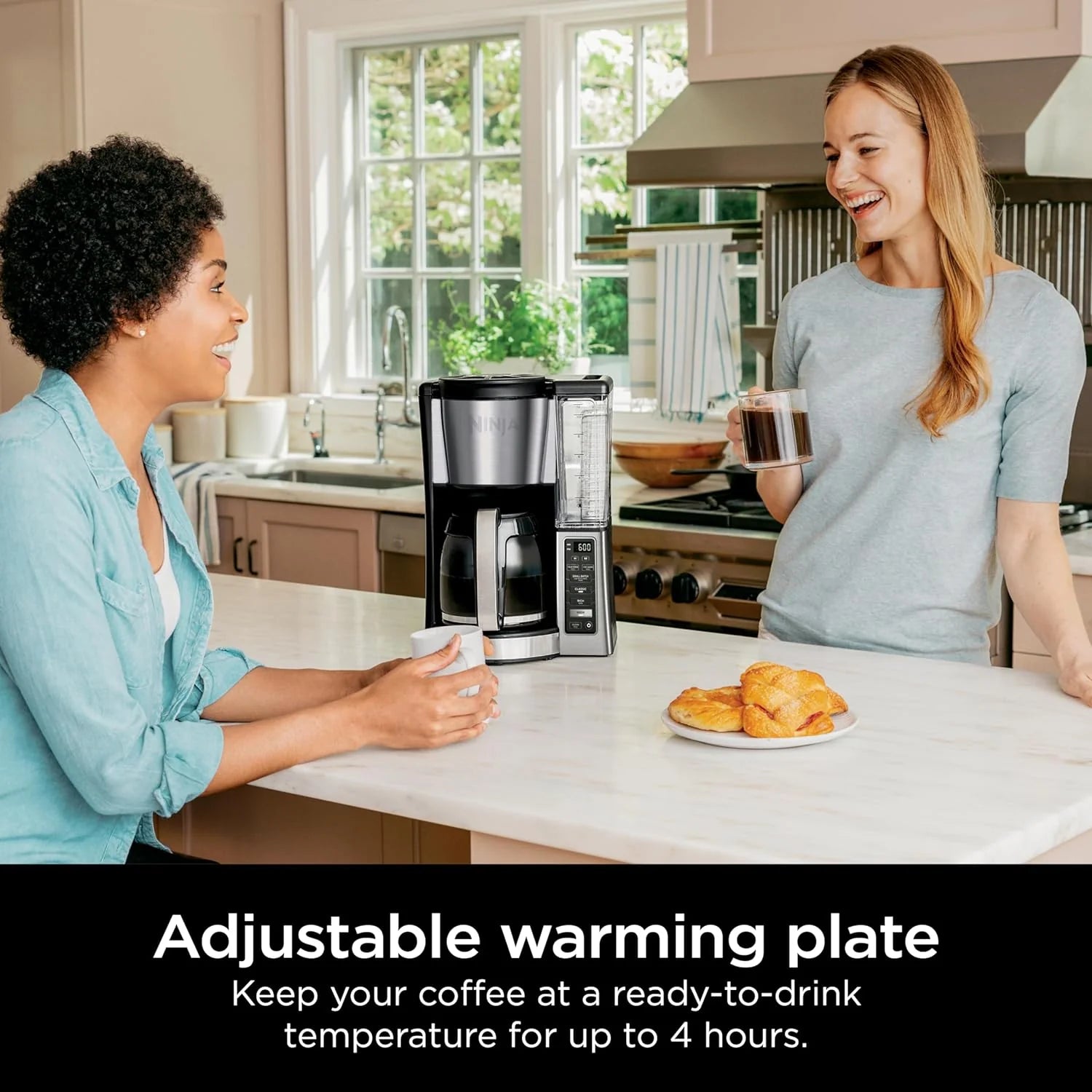 Ninja Programmable Coffee Brewer with 2 Brew Styles, Adjustable Warm Plate and Delay Brew