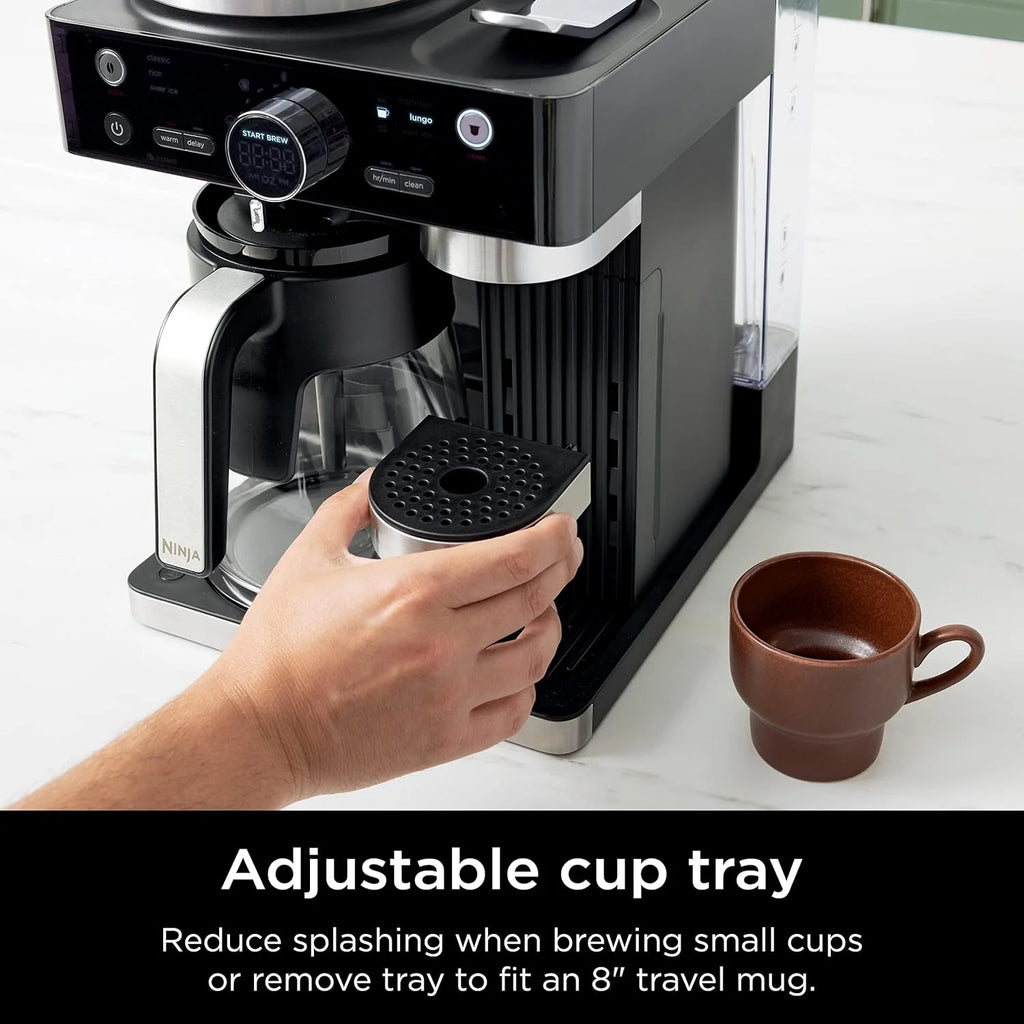 Ninja Espresso & Coffee Maker & Barista System, 3 Espresso Brew Styles