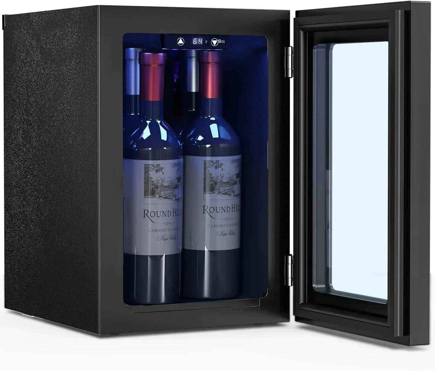 Antarctic Star 26 Bottle 130 Can Wine Cooler/Cabinet Beverage Refrigerator Cellar Beer Clear Glass