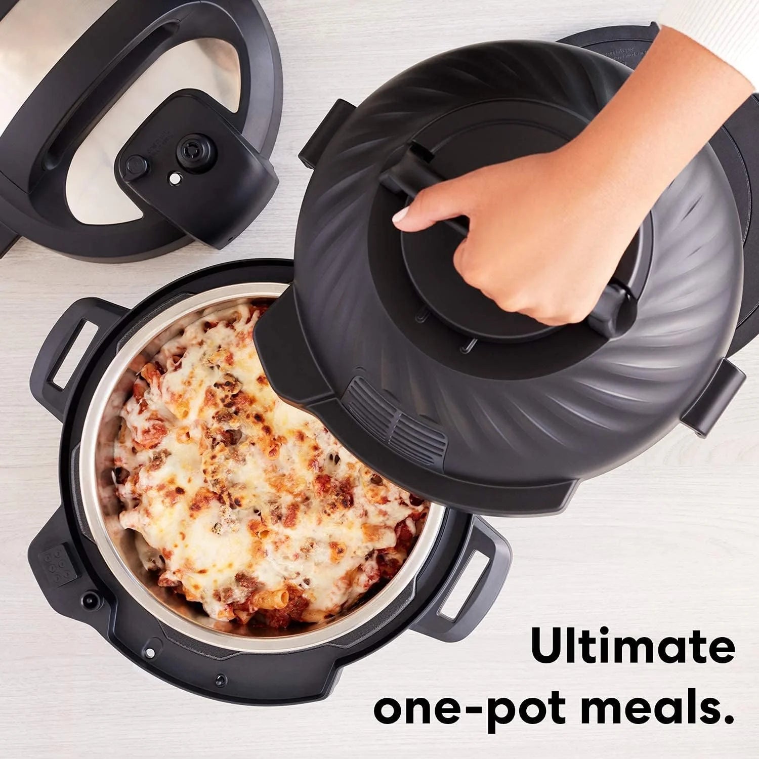 Instant Pot Duo Crisp 11-in-1 Air Fryer and Electric Pressure Cooker Combo with Multicooker Lids that Air Fries